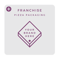 Franchise pizza packaging